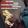Obrotowa maszynka do tatuażu srebrna [22220000695]